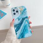 For iPhone 12 Pro Max Marble Pattern Soft TPU Protective Case(Gilding) - 1