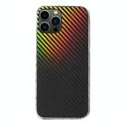 For iPhone 15 Pro Max Colorful Frosted Sticker Phone Back Film(3D Laser Carbon Fiber) - 1