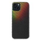 For iPhone 15 Colorful Frosted Sticker Phone Back Film(3D Laser Carbon Fiber) - 1