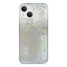 For iPhone 14 Colorful Frosted Sticker Phone Back Film(3D Lucky Clouds) - 1