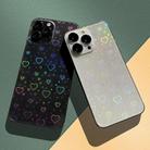 For iPhone 15 Pro Max Colorful Sticker Phone Back Film(Laser Hearts) - 3