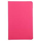 For Samsung Galaxy Tab A7 T500 Litchi Texture Horizontal Flip 360 Degrees Rotation Leather Case with Holder(Rose Red) - 2