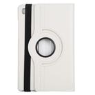 For Samsung Galaxy Tab A7 T500 Litchi Texture Horizontal Flip 360 Degrees Rotation Leather Case with Holder(White) - 3