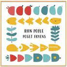River Fish Decorative Painting with Aluminum Alloy Frame Print On Your Demand, Size:30x30cm - 1