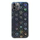 For iPhone 11 Pro Max Colorful Transparent Sticker Phone Back Film(Hearts) - 1