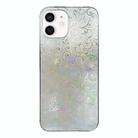 For iPhone 12 Colorful Transparent Sticker Phone Back Film with Side Film(Lucky Clouds) - 1