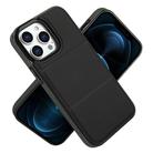 For iPhone 12 Pro Max Tri-fold Holder Leather Phone Case with Card Slot(Black) - 2