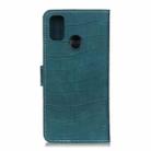 For OPPO A53 (2020) Crocodile Texture Horizontal Flip Leather Case with Holder & Wallet & Card Slots & Photo Frame(Green) - 3