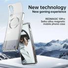 For ZTE nubia RedMagic 10 Pro / 10 Pro+ Alloy Frame Frosted Magnetic Single-sided Phone Case(Black) - 3