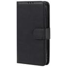 For iPhone 12 mini 2 in 1 Solid Color Detachable PU Leather Case with Card Slots & Magnetic Holder & Photo Frame & Wallet & Strap(Black) - 2