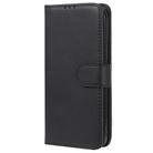 For iPhone 12 / 12 Pro 2 in 1 Solid Color Detachable PU Leather Case with Card Slots & Magnetic Holder & Photo Frame & Wallet & Strap(Black) - 2