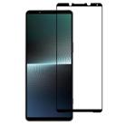 For Sony Xperia 1 V Silk Printing High Aluminum Full Screen Tempered Glass Film - 1