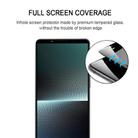 For Sony Xperia 1 V Silk Printing High Aluminum Full Screen Tempered Glass Film - 3