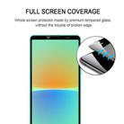 For Sony Xperia 10 IV Silk Printing High Aluminum Full Screen Tempered Glass Film - 3