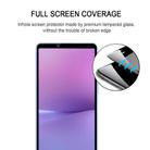 For Sony Xperia 10 V / 10 VI Silk Printing High Aluminum Full Screen Tempered Glass Film - 3