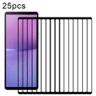 For Sony Xperia 10 V / 10 VI 25pcs Silk Printing High Aluminum Full Screen Tempered Glass Film - 1
