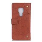 For Motorola Moto G9 / G9 Play / E7 Plus / Lenovo K12 Note Copper Buckle Retro Crazy Horse Texture Horizontal Flip Leather Case with Holder & Card Slots & Wallet(Brown) - 3