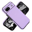 For Google Pixel 8a Tri-fold Holder Leather Phone Case with Card Slot(Light Purple) - 2