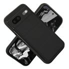 For Google Pixel 8 Tri-fold Holder Leather Phone Case with Card Slot(Black) - 2