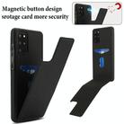 For Samsung Galaxy S20 Tri-fold Holder Leather Phone Case with Card Slot(Black) - 3