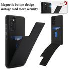 For Samsung Galaxy S20 FE Tri-fold Holder Leather Phone Case with Card Slot(Black) - 3