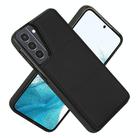 For Samsung Galaxy S21+ 5G Tri-fold Holder Leather Phone Case with Card Slot(Black) - 2