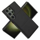 For Samsung Galaxy S23 Ultra 5G Tri-fold Holder Leather Phone Case with Card Slot(Black) - 2