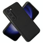 For Samsung Galaxy S23+ 5G Tri-fold Holder Leather Phone Case with Card Slot(Black) - 2