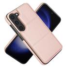 For Samsung Galaxy S23+ 5G Tri-fold Holder Leather Phone Case with Card Slot(Rose Gold) - 2