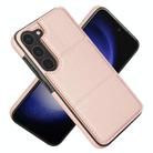 For Samsung Galaxy S23 5G Tri-fold Holder Leather Phone Case with Card Slot(Rose Gold) - 2