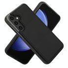 For Samsung Galaxy S23 FE 5G Tri-fold Holder Leather Phone Case with Card Slot(Black) - 2