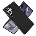 For Samsung Galaxy S24 Ultra 5G Tri-fold Holder Leather Phone Case with Card Slot(Black) - 2