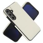For Samsung Galaxy S24 FE 5G Tri-fold Holder Leather Phone Case with Card Slot(White) - 2