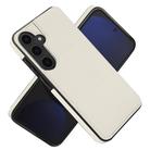 For Samsung Galaxy S25+ 5G Tri-fold Holder Leather Phone Case with Card Slot(White) - 2