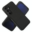 For Samsung Galaxy S25+ 5G Tri-fold Holder Leather Phone Case with Card Slot(Black) - 2