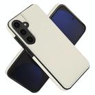 For Samsung Galaxy S25 5G Tri-fold Holder Leather Phone Case with Card Slot(White) - 2