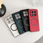 For Redmi Note 14 Pro 5G PU MagSafe Magnetic Phone Case(Black) - 2