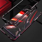 For Xiaomi Redmi K30 Aluminum Alloy Shockproof Protective Bumper Frame(Red Silver) - 3