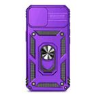 For iPhone 16e Sliding Camshield Holder Phone Case(Purple) - 2