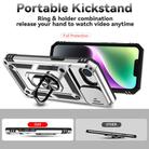 For iPhone 16e Sliding Camshield Holder Phone Case(Silver) - 3