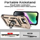 For iPhone 16e Sliding Camshield Holder Phone Case(Gold) - 3