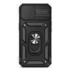 For iPhone 16e Sliding Camshield Holder Phone Case(Black) - 2
