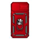 For iPhone 16e Sliding Camshield Holder Phone Case(Red) - 2