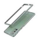 For Samsung Galaxy Note20 Aluminum Alloy Shockproof Protective Bumper Frame(Ice Mint) - 1