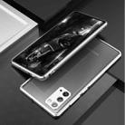 For Samsung Galaxy Note20 Ultra Aluminum Alloy Shockproof Protective Bumper Frame(Silver) - 1