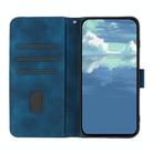 For Itel A80 Line Pattern Skin Feel Leather Phone Case(Royal Blue) - 3