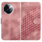 For vivo Y200i Elephant Head Embossed Phone Leather Case with Lanyard(Pink) - 1
