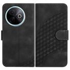 For vivo Y39 5G Elephant Head Embossed Phone Leather Case with Lanyard(Black) - 1