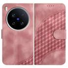 For vivo X200 Ultra Elephant Head Embossed Phone Leather Case with Lanyard(Pink) - 1