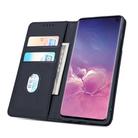 For Samsung Galaxy S10 Strong Magnetism Liquid Feel Horizontal Flip Leather Case with Holder & Card Slots & Wallet(Black) - 3